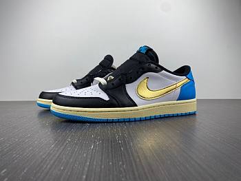 Nike Air Jordan 1 gold blue