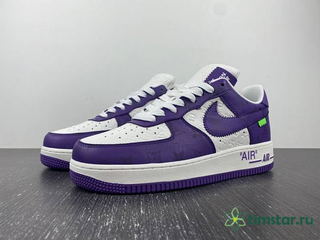 Nike Air Force 1 LsVttn white purple - 1