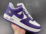 Nike Air Force 1 LsVttn white purple - 5