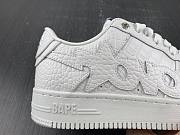 A Bathing Ape Bape Sta white Crocodile pattern - 4