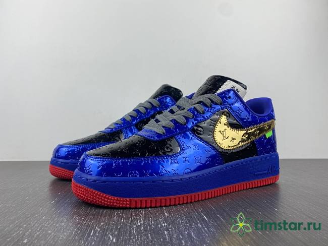 Nike Air Force 1 LsVttn black blue - 1