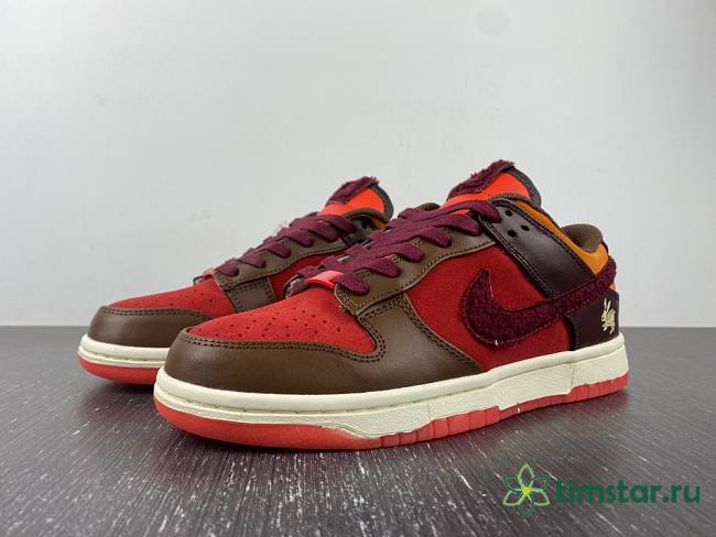 Nike Dunk Low Retro PRM Year Of The Rabbit Light Crimson FD4203-661 - 1