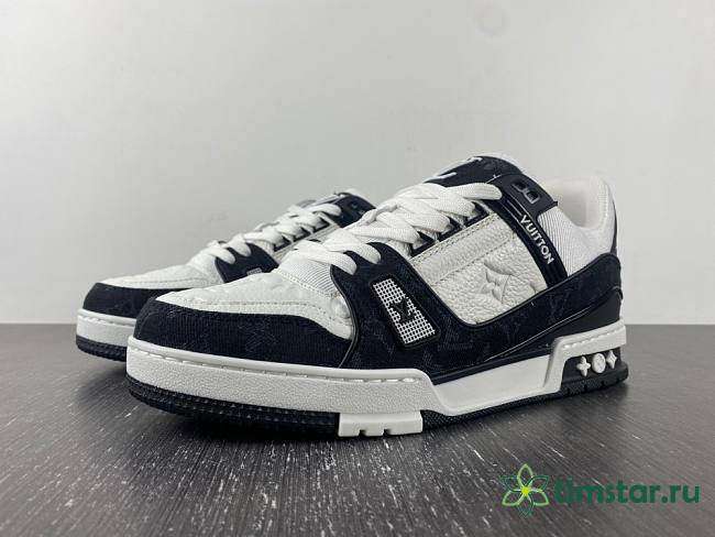 LsVttn Trainer Sneaker black white - 1