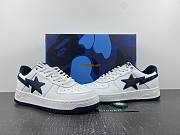 A Bathing Ape Bape Sta JJJJound White Navy 1I73-291-911 - 6