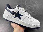 A Bathing Ape Bape Sta JJJJound White Navy 1I73-291-911 - 5