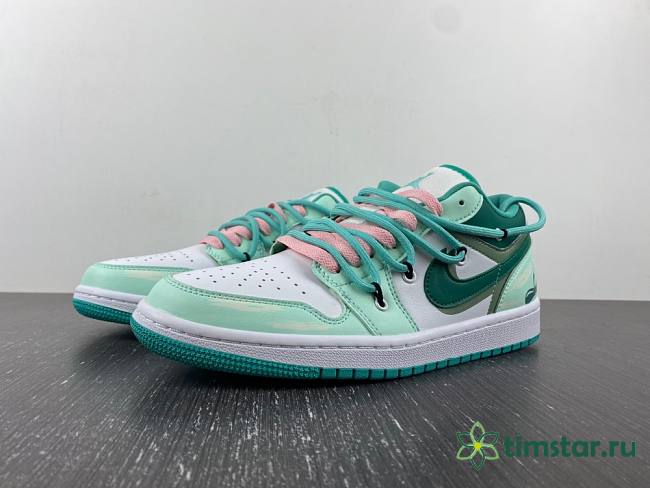 Nike Air Jordan 1 low white green DC0774-132 - 1