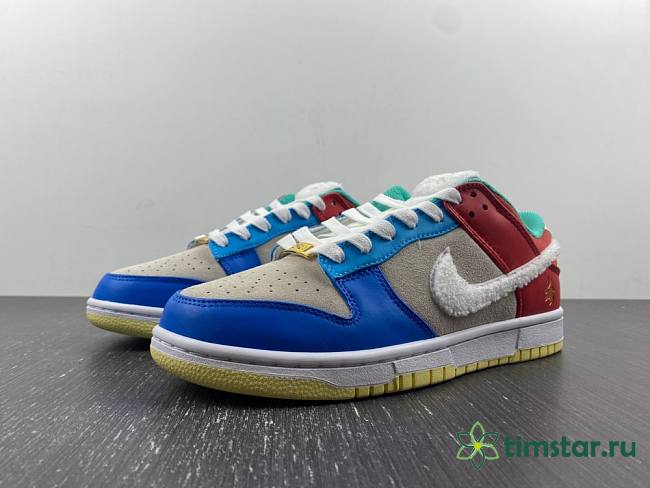 Nike Dunk Low Retro PRM Year Of The Rabbit Blue Orange Cream FD4203-111 - 1