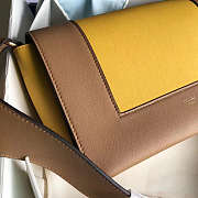 Celin Frame Yellow and Khaki Tote bag - 5