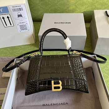 Blncig Hourglass Handbag Black