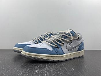 Nike Air Jordan 1 low white blue 553558-053