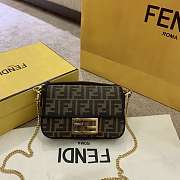 Feendi Mini Baguette Brown Bag 8BS01 - 1