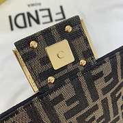 Feendi Mini Baguette Brown Bag 8BS01 - 2