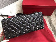 Vallentinno Garavani Rockstud Spike Lambskin Handbag - 6