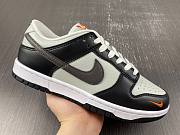 Nike Dunk Low Grey Black Orange Mini Swoosh FN7808-001 - 3