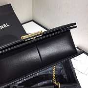 Channe1 Leboy Bag Lambskin Black 25cm - 5