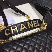 Channe1 Leboy Bag Lambskin Black 25cm - 2