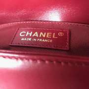 Channe1 Leboy Lambskin 25cm Wine Red - 6