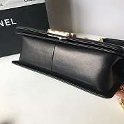 Channe1 Leboy Lambskin Black 25cm - 6