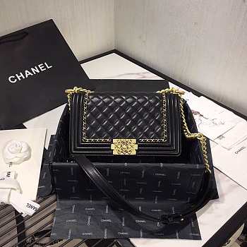 Channe1 Leboy bag 25cm black