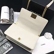 Channe1 Leboy bag Caviar 25cm White - 2