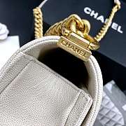 Channe1 Leboy bag Caviar 25cm White - 4