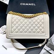 Channe1 Leboy bag Caviar 25cm White - 5