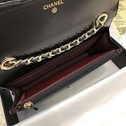 Channe1 WOC Lambskin Black Bag 19CM - 4