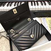 Channe1 WOC Lambskin Black Bag 19CM - 3