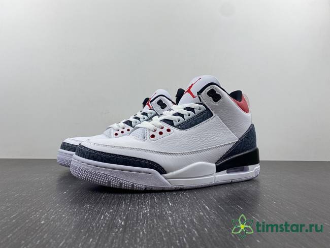 Nike Air Jordan 3 Retro SE Fire Red Denim CZ6431-100 - 1