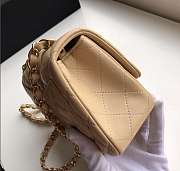 Channe1 Mini Flap Bag Nude 17cm - 6