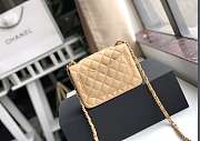 Channe1 Mini Flap Bag Nude 17cm - 5