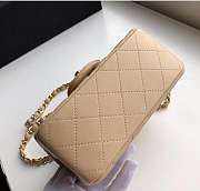 Channe1 Mini Flap Bag Nude 17cm - 3