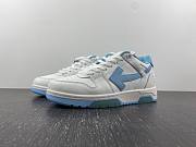 OFF-WHITE Out Of Office OOO Low Tops White Blue - 1