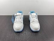 OFF-WHITE Out Of Office OOO Low Tops White Blue - 3