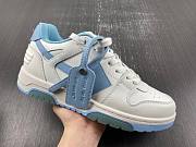 OFF-WHITE Out Of Office OOO Low Tops White Blue - 2