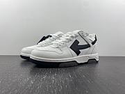 OFF-WHITE Out Of Office OOO 30 MM Low Tops Black White Blue - 1