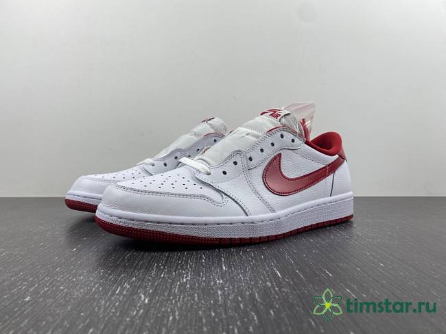 Nike Air Jordan 1 Retro Low White Varsity Red - 1