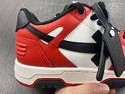  OFF-WHITE Out Of Office OOO Low Tops Black White Red - 4