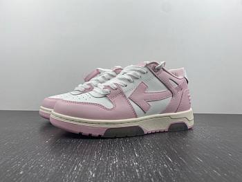 OFF-WHITE Out Of Office OOO Low Tops pink