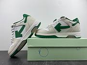 OFF-WHITE Out Of Office OOO Low Tops White green - 4