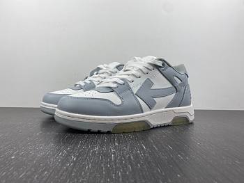 OFF-WHITE Out Of Office OOO Low Tops Grey White