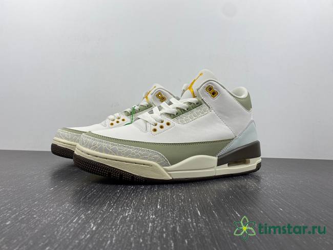 Nike Air Jordan 3 white green DX6660-800 - 1