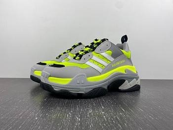 Blncig X Adidas Triple S Fluo Yellow