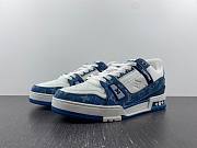 LsVttn Trainer Sneaker white blue - 1