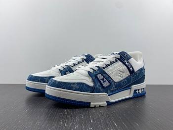 LsVttn Trainer Sneaker white blue