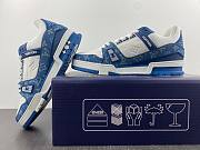 LsVttn Trainer Sneaker white blue - 2