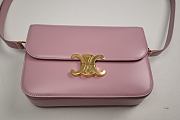 Celin Triomphe Bag Pink 22cm - 2