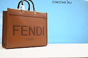 Feendi Sunshine Medium Tote in Brown 35cm USD 380.00  - 1