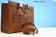 Feendi Sunshine Medium Tote in Brown 35cm USD 380.00  - 2