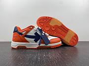 OFF-WHITE Out Of Office OOO Low Tops White Orange Blue - 4